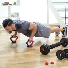 Ensemble de Poids Réglables6 en 1 avec Guide d’Exercices Sixfit InnovaGoods