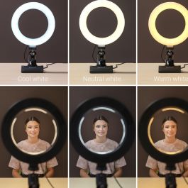 Anneau Lumineux Selfie avec Clip de Support Lumahoop InnovaGoods