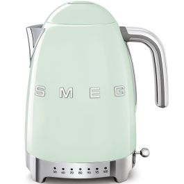 SMEG Bouilloire KLF04PGEU 50s Style, Vert Pastel, 1.7L, 2400W, Thermostat Réglable