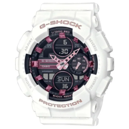 Casio G-Shock Classic Femme Montre Blanc Cuarzo Double Affichage Plastique Rond CAS4549526279836