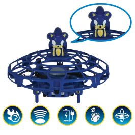 Lexibook RC Flying Sonic LEXUFOSN, Jouet Avion Télécommandé à Lumières et Contrôle par Gestes