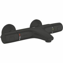 Grohe Precision Trend Mezclador termostático para baño/ducha, Negro mate, Montaje en pared visto, Ahorro de agua - 1022162432