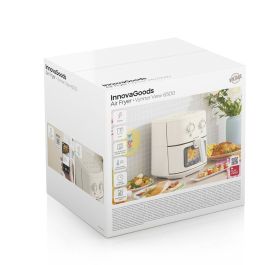 Friteuse à Air InnovaGoods Vynner Pro 6500 Crème 1700 W 6,5 L Acier inoxydable
