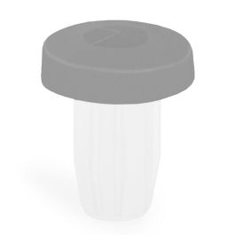 ITALIANA FERRAMENTA Paragolpe Bi-Material Bi Ag.5 Gris Frente De Goma Cuerpo De Plastico