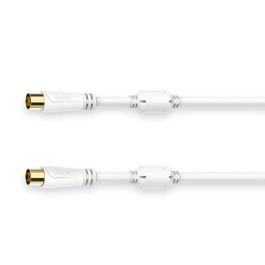 Câble Coaxial Antenne TV Hama 00205245 Blanc 75 cm