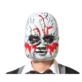 Masque Effrayant de Poupée Possédée, Visage Blanc Fendu et Craquelé avec Détails Rouges et Fausse Sang, Masque de Costume d'Halloween Precio: 10.6899996. SKU: S1131231
