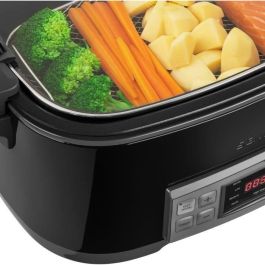 Sencor - SPR-5508BK - Mijoteuse automatique 6 L, 1350 W, Noir - Revêtement antiadhésif sans PFOA, 5 réglages de brunissage, 4 fonctions de cuisson