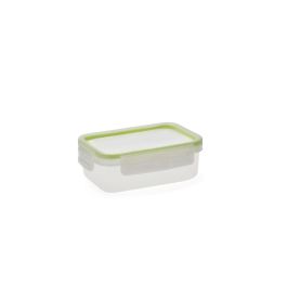 Recipiente Rectangular Hermético Plástic Greenery Quid 10,6x15,2x5,6 cm, 0,475 L