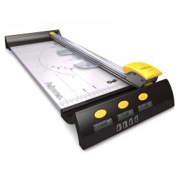 Cisaillement à rouleaux Fellowes Proton Noir Argenté A3