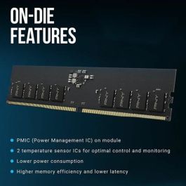 Mémoire RAM PNY 16 GB DDR5 SDRAM DDR5 4800 MHz CL40