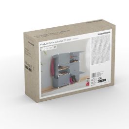 Rangement Modulaire Portable pour Chaussures InnovaGoods Gris