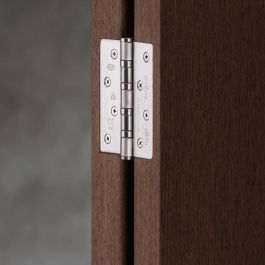 ARTICULOS INOXIDABLES IN.050.20.S.R.ECO Charnière de Sécurité Inoxydable Satiné 80x125mm avec 4 Roulements