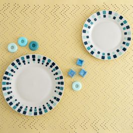 Vajilla Porcelana Simetric Quid 18 Piezas - 6 Personas