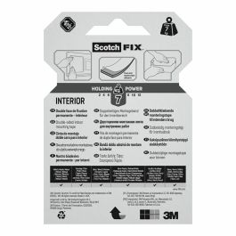 Ruban adhésif double face Scotch 19 mm x 1,5 m Blanc