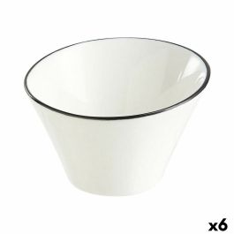 Bol pour Apéritifs Arcoroc Appetizer Filet Bl Bicolore Céramique 9,5 cm Apéritif (6 Unités)