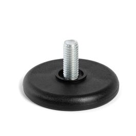 HERRAJES ALK Pied Nivelateur Toni Ø50 M8X18 Noir