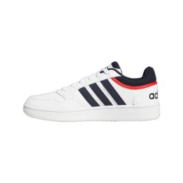 Chaussures de Sport pour Homme Adidas Hoops 3.0 Blanc 6-7 ans