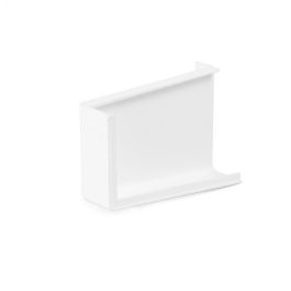 CAMAR Plaque Couvre-Support 806 Finitions Nickel Et Blanc, Poignée Gauche, Finition Blanche