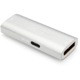 DIGITUS DisplayPort-Repeater bis 30m 8K silber