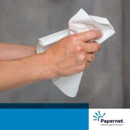 Serviette en papier Papernet 409039 Blanc