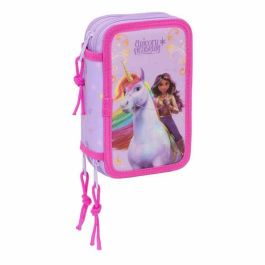 Pochette à crayons triple Unicorn Academy Lila 12,5 x 19,5 x 5,5 cm 37 Pièces Precio: 29.4999996. SKU: B15KQDV4MK