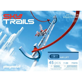 Playmobil Sky Trails Set de Expansion Air Lift, Circuito Aéreo, 45 Piezas, A Partir de 7 Años, AABTL40743