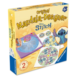 Ravensburger 12028015 - Mandala Designer - Coffret loisir créatif avec pochoirs rotatifs et motifs Disney Stitch pour dessiner des mandalas infinis - À partir de 6 ans