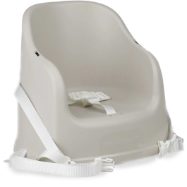 Thermobaby Rehausseur de chaise YOUPLA avec tablette pour bébé de 6 à 36 mois - Gris velours