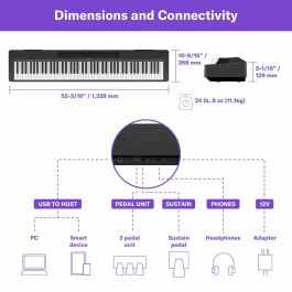 Clavier YAMAHA P-145BT