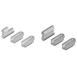 DUVER OVVO Système de Connexion Fixe 1240 12X51 pour Panneau 19mm - 2 Kits (2000 Kits) Type Démontable