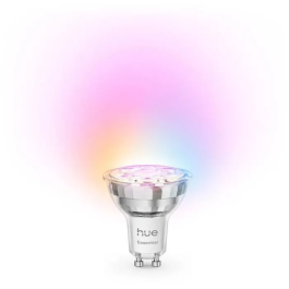 Philips Hue Spot LED Connecté GU10 - Ampoule Intelligente Blanc Chaud à Froid et Couleurs RGB - 345 lm, 4.7 W, 2200-6500K