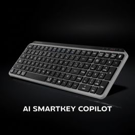 Clavier sans fil Mars Gaming MKSILENKEYSES Noir Espagnol Qwerty