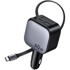 Ugreen Chargeur Voiture 60W avec Ports USB-A et USB-C Rétractable Noir - Recharge Rapide pour Smartphone, Tablette et PC Portable Precio: 40.524. SKU: B1E5YJVRB5