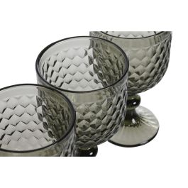 Set de Verres Home ESPRIT Gris Verre 325 ml (6 Unités)