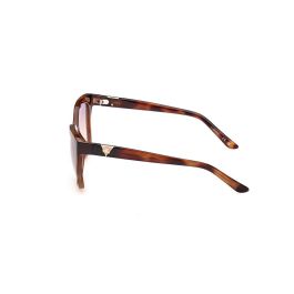 Guess Gafas GU7878 53Z Lunettes de Soleil Femme Carrées Monture Havana Verres Dégradés 55mm