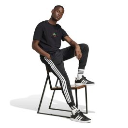 T-shirt à manches courtes homme Adidas Pizza Noir 15-16 Ans