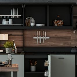 Emuca Barre magnétique pour couteaux de cuisine, Acier inoxydable