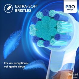 Brosse à dents électrique Oral-B Frozen Noir Multicouleur (2 Pièces) (2 Unités)
