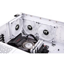 140mm Thermaltake CT140 PC Cooling Fan White 500-1500rpm - 2Pack