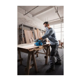 Bosch Professional Ponceuse à bande filaire GBS 750 230V 850W (200-420 m/min) avec bande abrasive et sac à poussière pour bois et métal