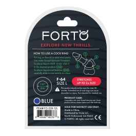 Anneau Pénis Forto Bleu L Ø 50 mm