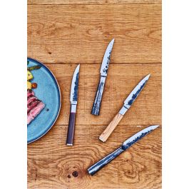 Forged Couteau de chef SEBRA, Acier japonais 440C, Manche en bois de Dalbergia, 16 cm - FOR8720791530990