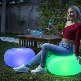 Siège gonflable avec LED multicolore et télécommande Pulight InnovaGoods