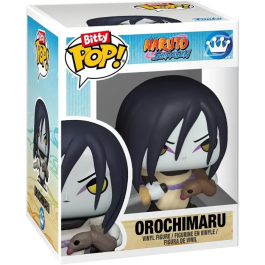 Funko Bitty POP! Naruto Shippuden Team 2 - Pack de 4 figurines en vinyle (Tsunade, Minato, Orochimaru, Jiraiya) avec socle et boitier acrylique