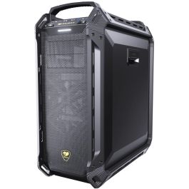 Cougar CGR-6AMKB-G - Boîtier PC Gaming Full-Tower Noir, Mesh, Verre Trempé, Support ATX/EATX/micro-ATX/Mini-ITX, Gestion des Câbles, 8 Slots, Refroidissement Avancé