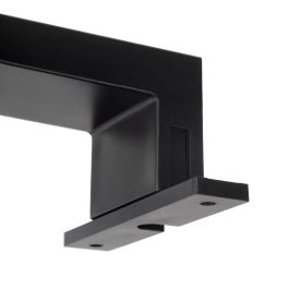 Emuca Spot LED pour miroir de salle de bain Virgo (AC 230V 50Hz), 6 W, Peint en noir, Plastique