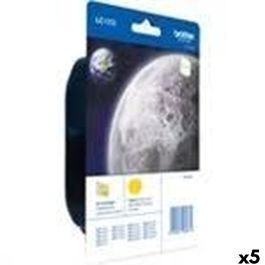 Cartouche d'encre originale Brother LC1000Y Jaune (5 Unités)