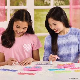 Aquabeads Coffret Manucure Barbie - 40 Ongles Décoratifs Autocollants à l'Eau - Jeu Créatif Enfant Dès 4 Ans