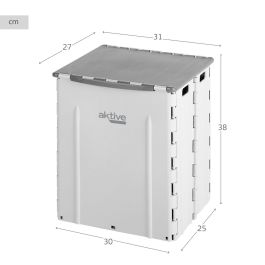 Poubelle Aktive polypropylène TPR 31 x 38 x 27 cm (6 Unités)