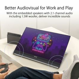 ASUS ZenScreen MB229CF Écran Portable 54.6cm (21.5") Full HD IPS Noir 5ms 100Hz USB-C 60W HDMI 1.4